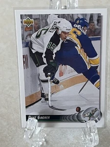 DAVE GAGNER--1992-93 UPPER DECK--MINNESOTA NORTH STARS--FREE SHIPPING - Picture 1 of 2