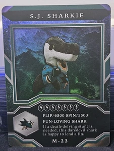 21-22 MVP S.J. Sharkie Mascot Gaming Card 🚨🚨🚨 San Jose Sharks  - Picture 1 of 2