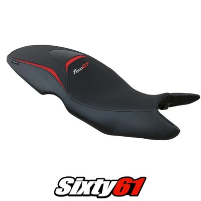 Cubierta de asiento BMW F800GT 2012 2013 2014 2015 2016 Tappezzeria rojo negro Foto 1 de 4