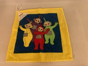 Teletubbies Franela Lavada Amarillo Paño Vintage 1996 12”x 12” Nuevo - Imagen 1 de 3