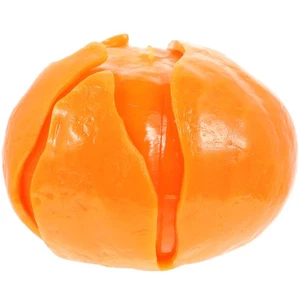 Simulated Orange Prop Stretchy Toy Lifelike Orange Modeling Squeeze - Picture 1 of 12