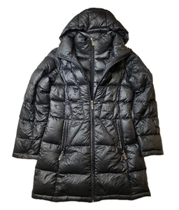 Chaqueta de plumón Calvin Klein Premium para mujer S negra ligera con capucha - Imagen 1 de 9