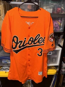Majestic Authentic Herren Baltimore Orioles Baseball Trikot Gr. 48 Orange POWER - Bild 1 von 11