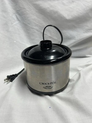 CROCK-POT Little Dipper Mini Slow Cooker 32041-SP Dip Pot Fondue 16 Oz. 5.5" - Image 1 of 4