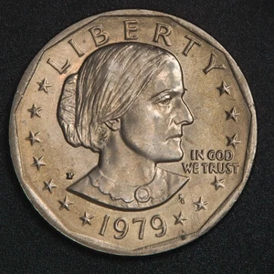 1979-P $1 Susan B Anthony Dollar Toned USA BB005 - Picture 1 of 2