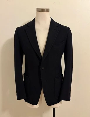 Chaqueta Blazer Tom Ford Mezcla Lana y Cachemira Azul Marino (Talla: IT 50 US 40) Foto 1 de 4
