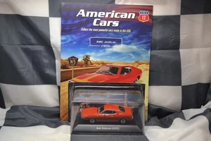 IXO / DEA MUSCLE CAR COLLECTION - 1972 AMC JAVELIN - RED - 1/43 SCALE CAR #12 - Picture 1 of 7
