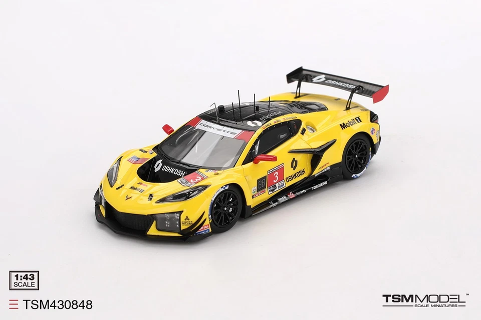 TSM TSM430848: 1/43 Chevrolet Corvette Z06 GT3.R #3 2nd GTD PRO 24H Daytona 2025 - Image 1 of 4