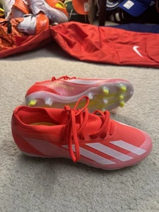 Adidas X Crazyfast Pro FG Soccer Cleats Melon Size 10.5 Mens / 11.5 Womens - Picture 1 of 13