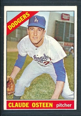 1966 Topps #270 Claude Osteen Los Angeles Dodgers ~ EX-MT mc Foto 1 de 2