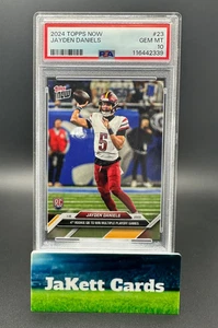2024 Topps Now NFL - Jayden Daniels #23 PSA 10 GEM RC - Washington Commanders - Picture 1 of 2