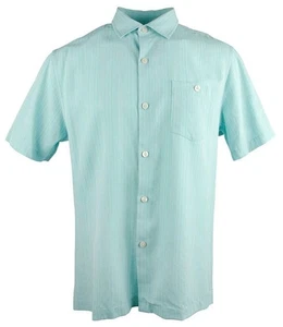 Customer Return Tommy Bahama Men's Zaldera Silk Camp Short Sleeve Shirt -GS-S - Picture 1 of 3