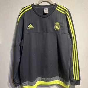 Real Madrid FC Football Soccer Longsleeve Jersey Training Top Adidas 2015 Men XL - Picture 1 of 6