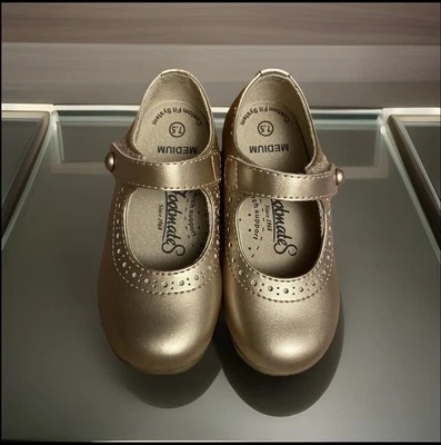 Girls NWB Footmates Leather Mary Jane Shoes Flat Emma Ankle Straps 7.5 M / W - Image 1 of 4