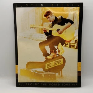 Justin Bieber All Around The World 2012 VIP Tour Concert Program w/ Poster - Picture 1 of 12