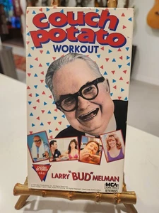 VINTAGE VHS Tape ** COUCH POTATO WORKOUT  Larry Bud Melman  David Letterman - Picture 1 of 2
