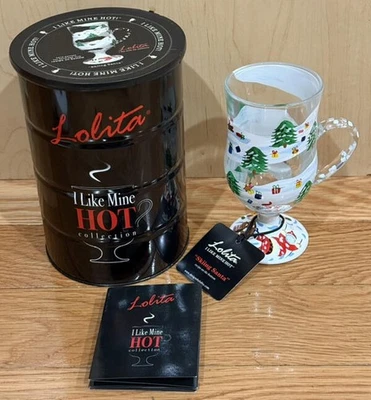 Taza Lolita Skiing Santa I Like Mine Hot Collection Nueva en Contenedor Foto 1 de 4
