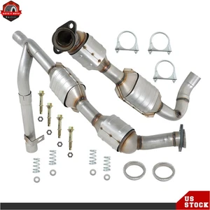 Left ＆ Right Catalytic Converter Set For Ford F-150 F150 1999-2003 5.4L V8 4WD - Picture 1 of 14