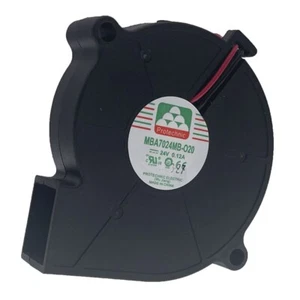 MBA7024MB-O20 Soffiatore DC Turbo Ventilatore 24V 0.12A 7020 - 76.5x70x20mm, Doppio Orso a Sfera - Foto 1 di 4