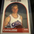 1989-90 NBA  Hoops-Steve Kerr RC #351-Cleveland Cavaliers-9 time NBA Champion🏆