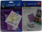 New LOT Of 2 INVENT IT! PACKS Postards & Greeting Cards For Ink Jet Printers !