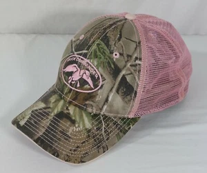 Duck Commander Camo with Pink Mesh Women's Hat Duck Dynasty Hunt Camp Beach Boat - Picture 1 of 9
