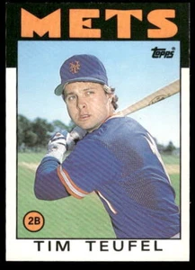 1986 Topps Traded #109T Tim Teufel - Foto 1 di 2