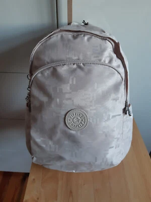 KIPLING Rucksack DELIA "Ivory Cloud Jq" hellbeige elfenbein - edel  - NEU! - Bild 1 von 4