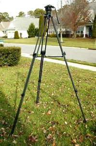 3Pod V2AH Professional Video Tripod With Fluid Leveling Head & Quick Release. Ex - Picture 1 of 8