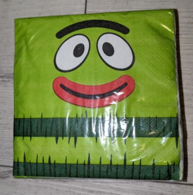 PARTY DESTINATION Vintage Yo Gabba Gabba Party Supplies Napkins 2 ply (20) Rare From 2012 NEW