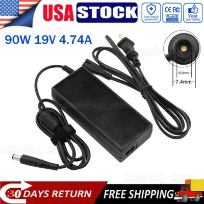 90W 19V 4.74A AC Adapter Charger For HP Pavilion ProDesk 400 600 G1 G2 G3 G4 G5 - Image 1 of 4