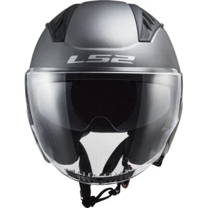 CASCO LS2 OF600 COPTER 2 MATT TITANIUM DOPPIA VISIERA OMOLOGATO ECE 22.06 - Imagen 1 de 1