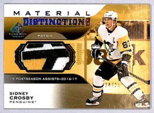 2020-21 SP Game Used Distinctions Materials Sidney Crosby Patch /25 #DM-SC *ML*
