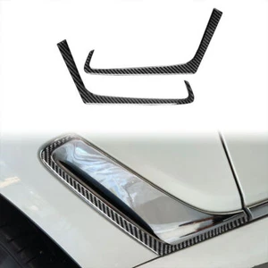 For BMW 7 Series G11 G12 Vinyl Carbon Fiber Side Fender Air Vents Outlet Cover - Picture 1 of 10