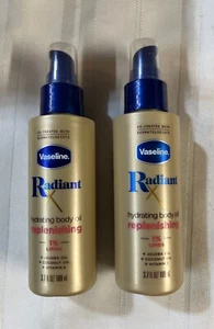 2Vaseline Radiant Hydrating Body Oil New 3.7 Oz Each. - Picture 1 of 1