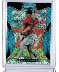 2019 Panini Prizm ZACK GREINKE BLUE MOJO  #184 Arizona Diamondbacks 161/399