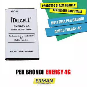 BATTERIA PER BRONDI ENERGY 4G BIGFP1700AC - Foto 1 di 1