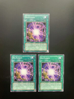 Yugioh Re-Fusion FET-EN047 Common Unlimited Edition LP/MP X3 - Image 1 of 2