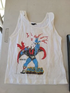 VINTAGE 80s Masters Of The Universe The Evil Horde KIDS Tank Top Hordak Distress - Picture 1 of 8