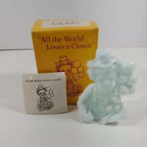 Vintage Mosser 1981 All The World Loves A Clown 1981 Cleo Art Glasfigur - Bild 1 von 11