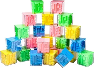 12pcs 3D Maze Puzzle Games Money Gift Holder Fun Money Box(4 Colors) - Picture 1 of 7