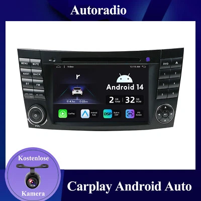 Autoradio GPS DVD Carplay Für Mercedes Benz E-class W211 E200 E350 E270 CLS W219 - Bild 1 von 4