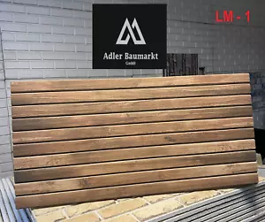 Wandpaneel Wandplatte Holzoptik 100 x 48 cm Styropor Wandvertäfelung Wanddeko 3D - Bild 1 von 2