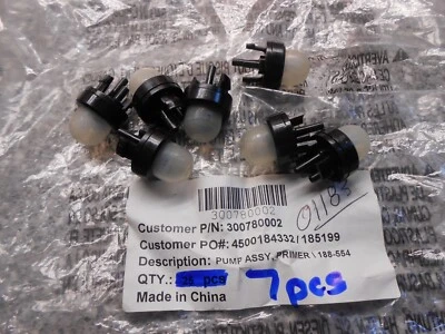 300780002 Pump Assy, Primer Homelite 01183 ( 7pcs) - Image 1 of 2