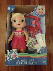 Baby Alive NEW B9723 Face Paint Fairy - Blonde In Box - Picture 1 of 3