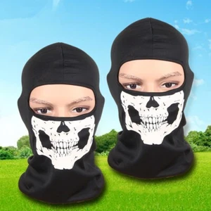 2× Skeleton Bandana Ghost Face Scarf Skull Head Shield Mask Headwear Horror Neck - Picture 1 of 8
