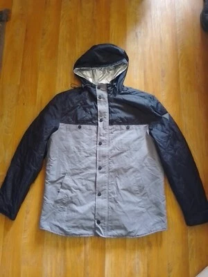 Guess Steppjacke Frühling Herbst Winter neuwertig XXL 2XL Kapuze grau schwarz  - Bild 1 von 4