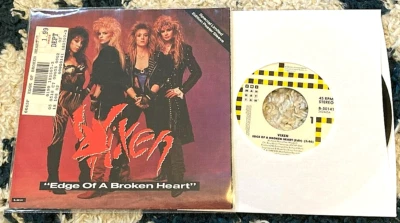 Vixen: Edge of a Broken Heart/Cruisin' 45 Manhattan/US w/poster sleeve SVG+/VG - Image 1 of 3