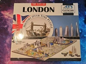 The City of London 4D CityScape History Over Time 1100+ Pcs Jigsaw Puzzle - Picture 1 of 6