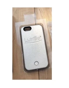 $175 Lumee Silver Illuminated Selfie Cell Phone Case Iphone 6 6s Plus Accessory - Picture 1 of 3
